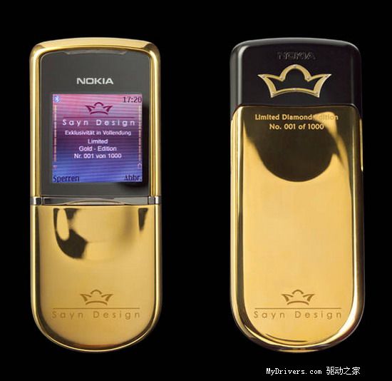 钻石限量版Nokia 8800图赏_手机