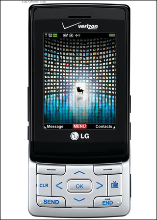 外形设计独特 LG电视手机VX9400即将上市_手机