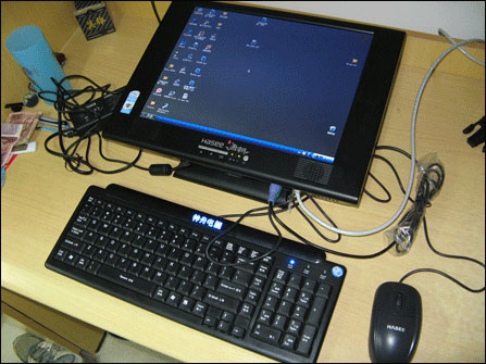 在宿舍回味唐朝,神舟f200d一体电脑评测