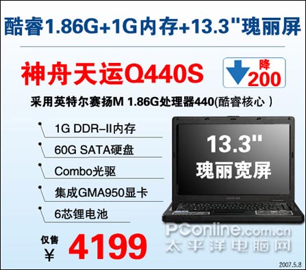 131GڴʼǱQ440S4199Ԫ