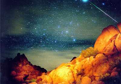 1998年狮子座流星雨回精彩照片_科学探索