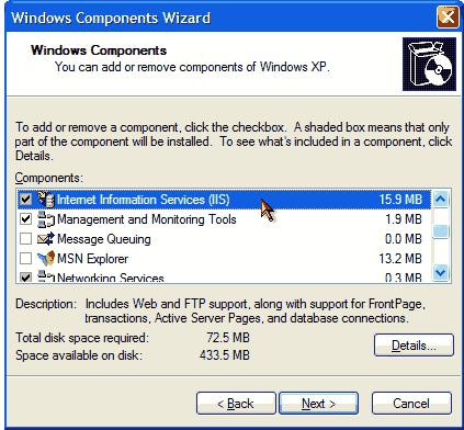 使用Windows XP 及IIS 5.1配置Web服务器_滚