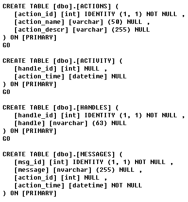 用IE和SQL2k开发一个XML聊天程序_滚动新闻