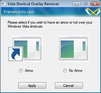 Vista实用小软件：去除快捷图标箭头