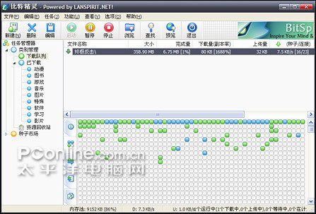 2007年第二季最热BT下载软件横向评测