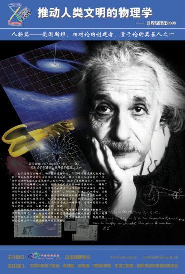 组图:2005国际物理年海报与挂图图样(3)_科学