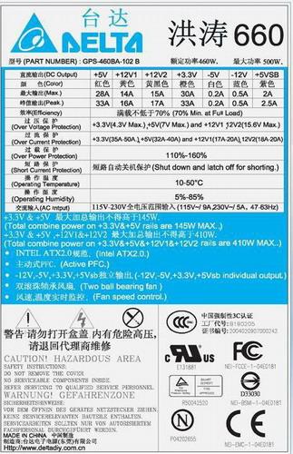 ATX12V2.0׼̨660Դ