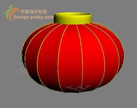 春节添喜庆 3DsMAX绘制立体大红灯笼(3)_技术