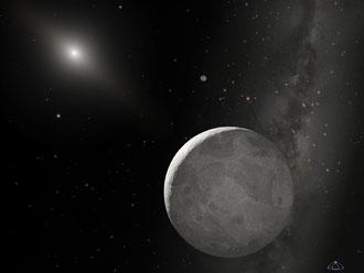 哈勃望远镜照片显示第十大行星亮如白雪(图)
