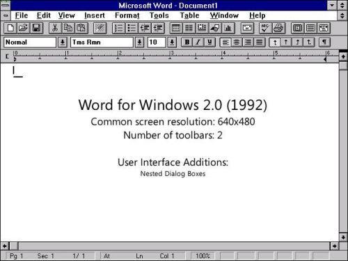 MS Word 2.0c for Win3.1