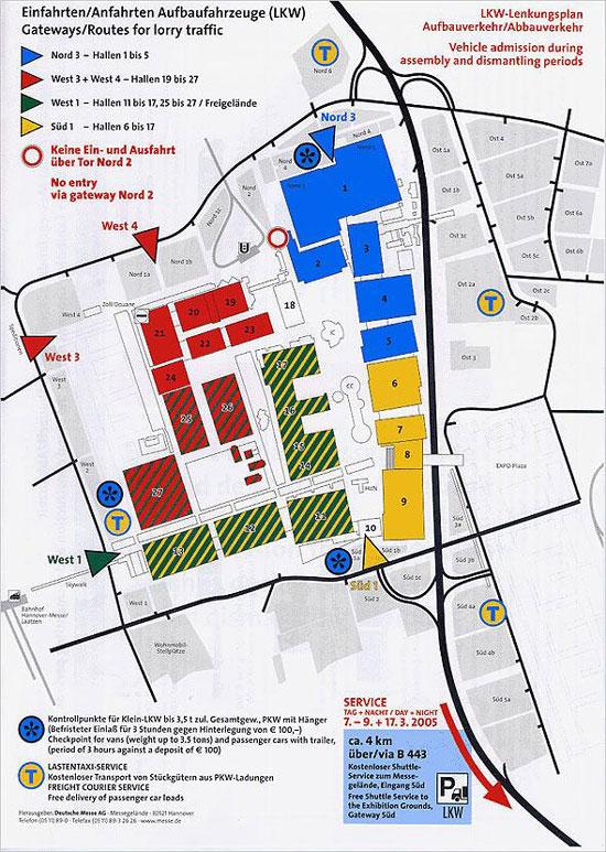 CeBIT2007չʻ·ͼ