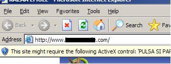 Internet Explorer ֹ ActiveX ֪ͨ