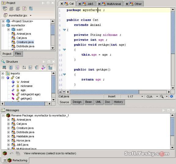 JBuilder2005实现重构之对重构的支持(2)
