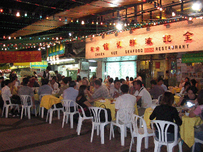 饮食频道 正文    "排档"是个来自广东的词汇,指敞开式的简易大众就餐