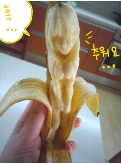 看看韩国人怎么吃香蕉的