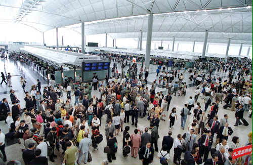 香港机管局采用新行李输送系统进展缓慢(图)_