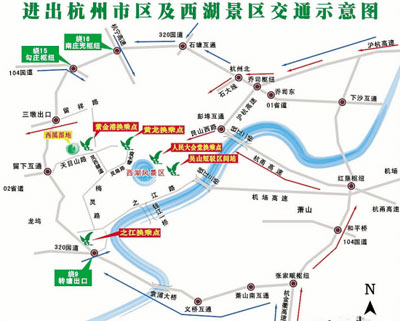 五一杭州景区路线图发布