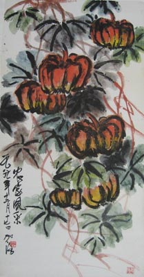 张加洛花卉画作品欣赏