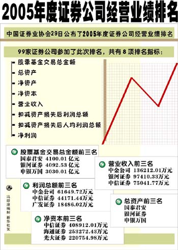 2005年度证券公司经营业绩排名[图表]_滚动新