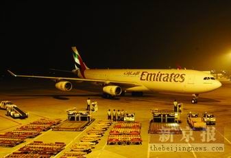 首都国际机场,标志着该公司北京至迪拜直飞航