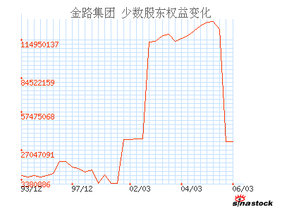 金路集团(000510)_少数股东权益_资产负债表