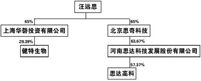 汪远思股权控制框架图  北京现代商报