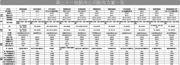 第三十一批股改公司股改方案一览_焦点透视