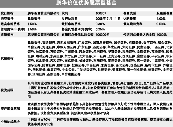 鹏华价值优势股票型基金_焦点透视