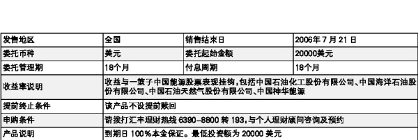 汇丰银行外汇理财一篮子海外股票指数挂钩(