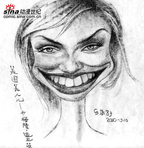 [04/11]爆笑世界名人漫画像(组图)