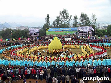 组图:第六届瑶族盘王节在湖南江永县隆重开幕