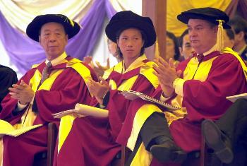 图文:香港中文大学颁授荣誉博士学位