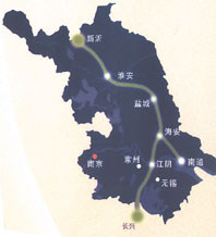 新长铁路昨通过初验 铁路大动脉纵贯江苏(图)