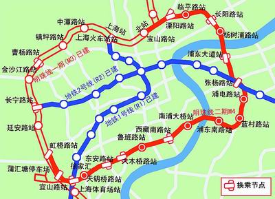 上海轨道交通建设加强前瞻性 换乘节点同步施工