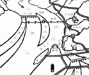 都江堰示意图