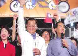 台湾2004年总统正式选举战即将开始