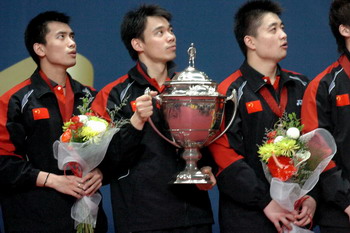 中国队夺得汤姆斯杯羽毛球赛冠军(图)