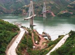 丰都,忠县,万州长江大桥,正施工的有巫山,奉节,云阳,万州长江二桥