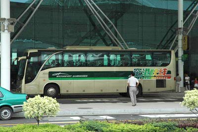 组图 广州新白云国际机场空港快线豪华大巴