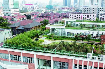 上海将立法推行屋顶绿化 新楼商务楼要强制推