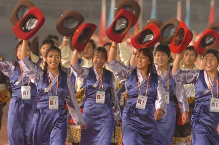 图文:农运会开幕式隆重举行(15)