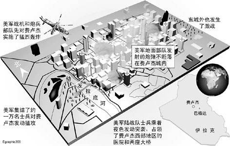 美伊军队总攻费卢杰(组图)