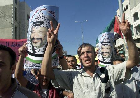 图文：阿拉法特与巴勒斯坦人民(9)