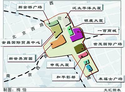 南京路西藏路将成上海最大商贸中心(图)