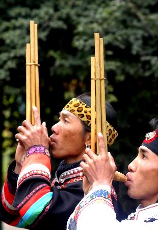 芦笙是拉祜族象征吉祥的