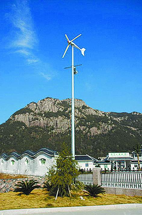 雁荡山景区照明将采用太阳能风力发电机(图)
