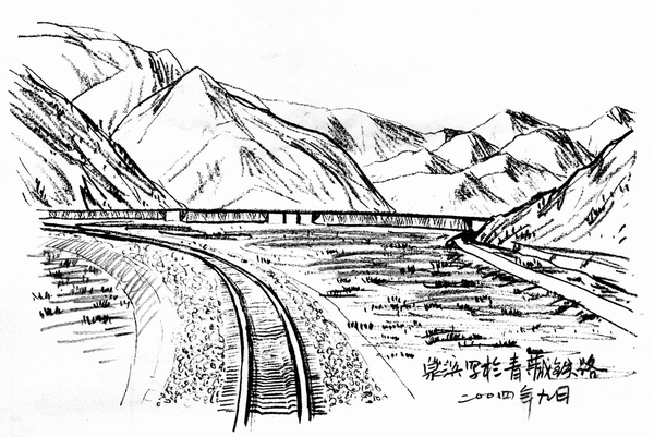 青藏铁路建设吹响冲锋号角(组图)
