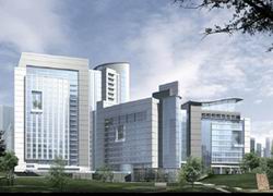 重庆市大坪医院3.5亿打造山水园林医院