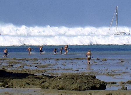 资料图片:2004年印度洋地震引发海啸