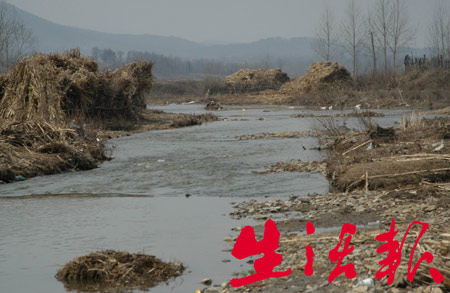 伊通饮马两条脏水河玷污松花江(组图)